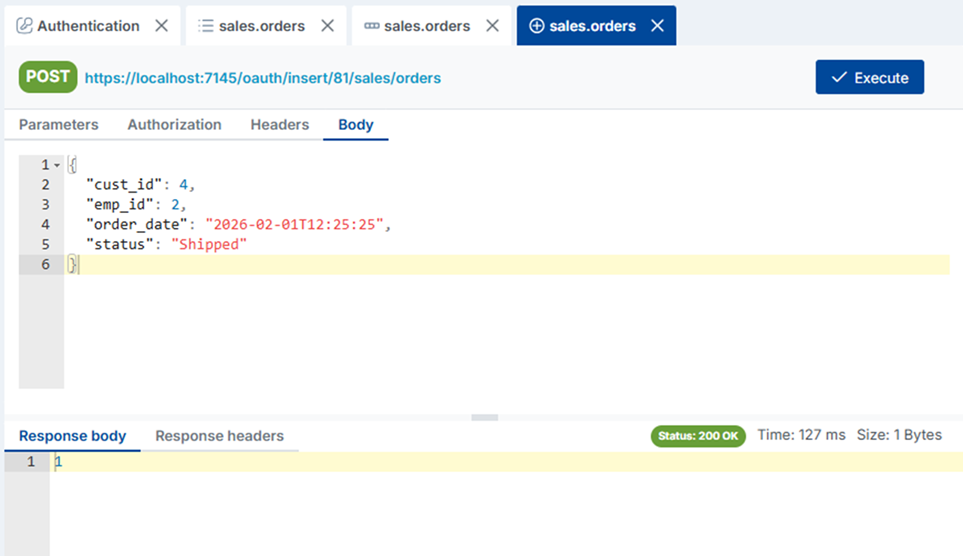 API POST Endpoint