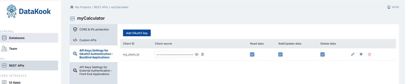API Security Configuration