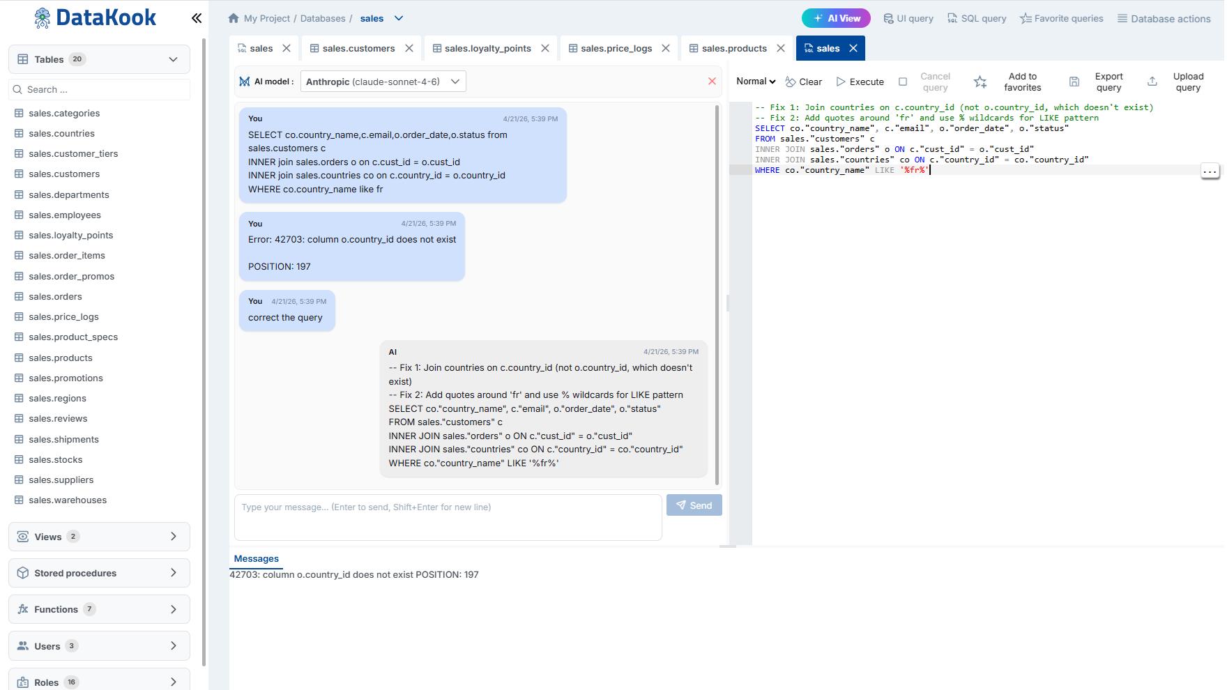 DataKook AI Assistant